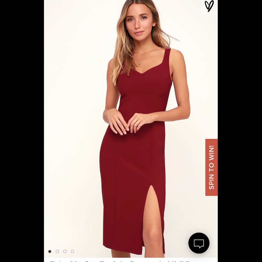 Midi Body Con Dress